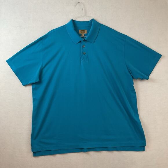 The Foundry Supply Co. Other - Foundry Supply Co Shirt Mens 3XL Turquoise Quick Dri Polo Short Sleeves Collar